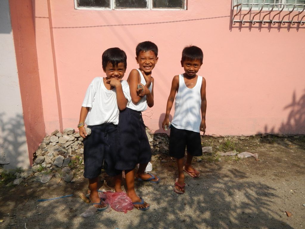 Young people playing together