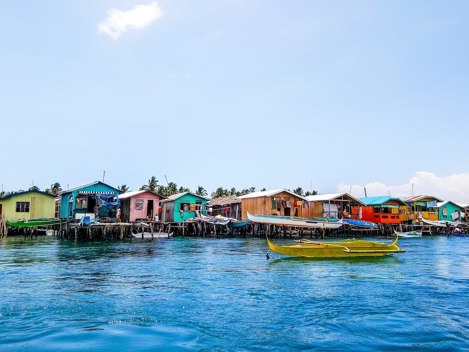 A stilt-house community