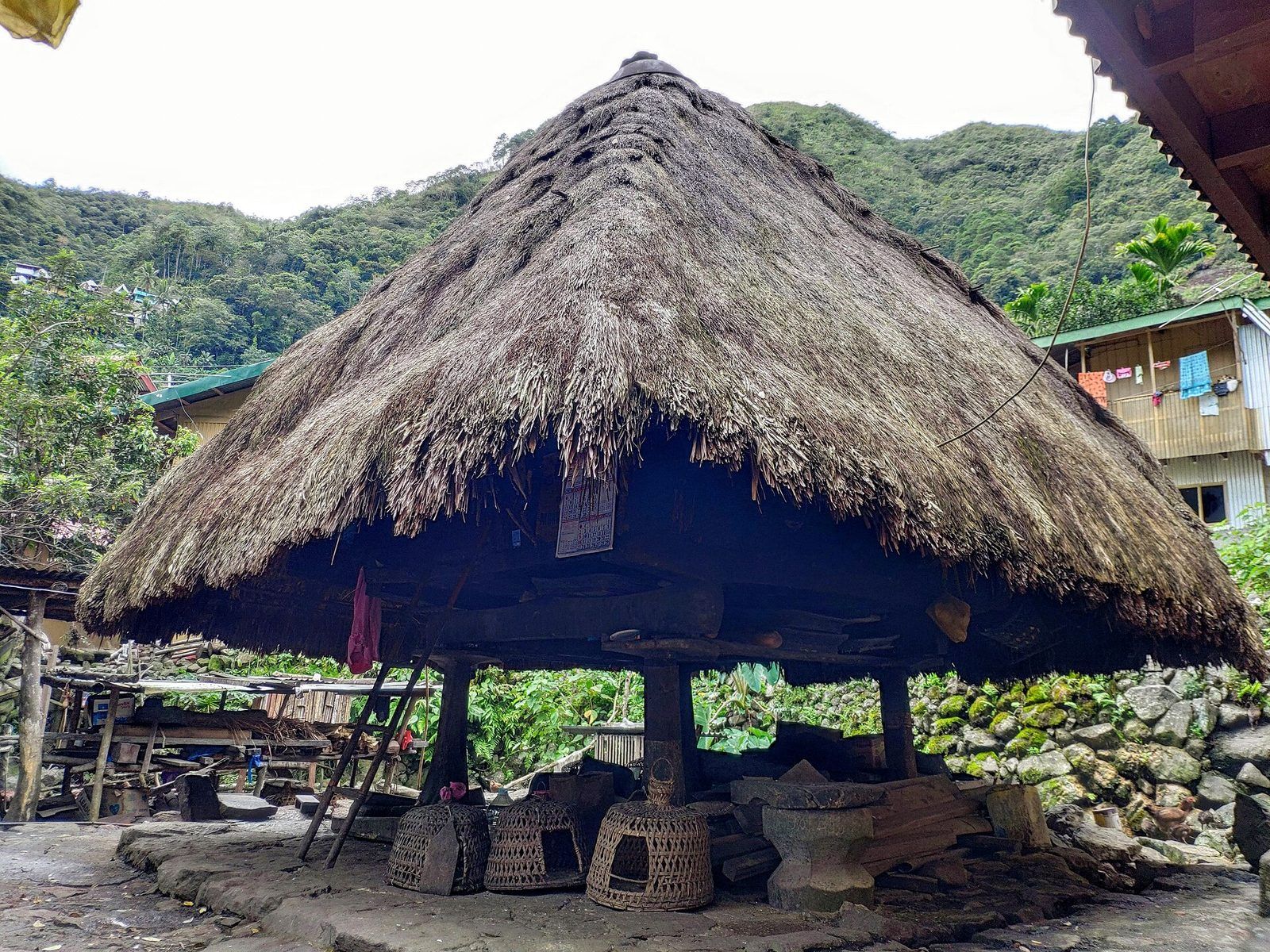 A village dwelling